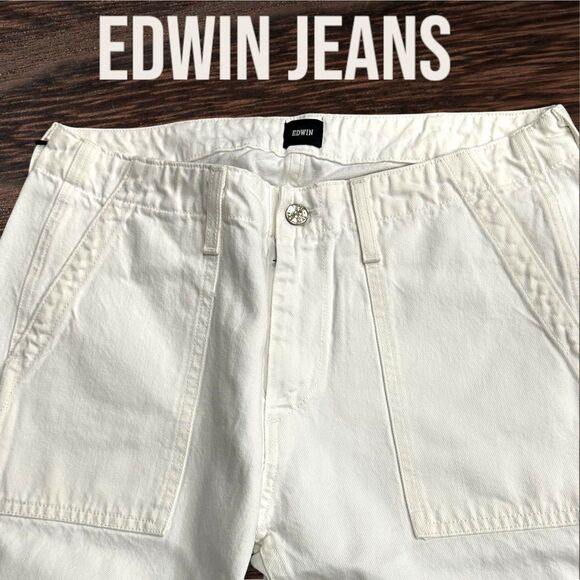 EDWIN ANTHROPOLOGIE Women’s Malia Utility Boyfriend Jeans in the Size 27 - Picture 6 of 11